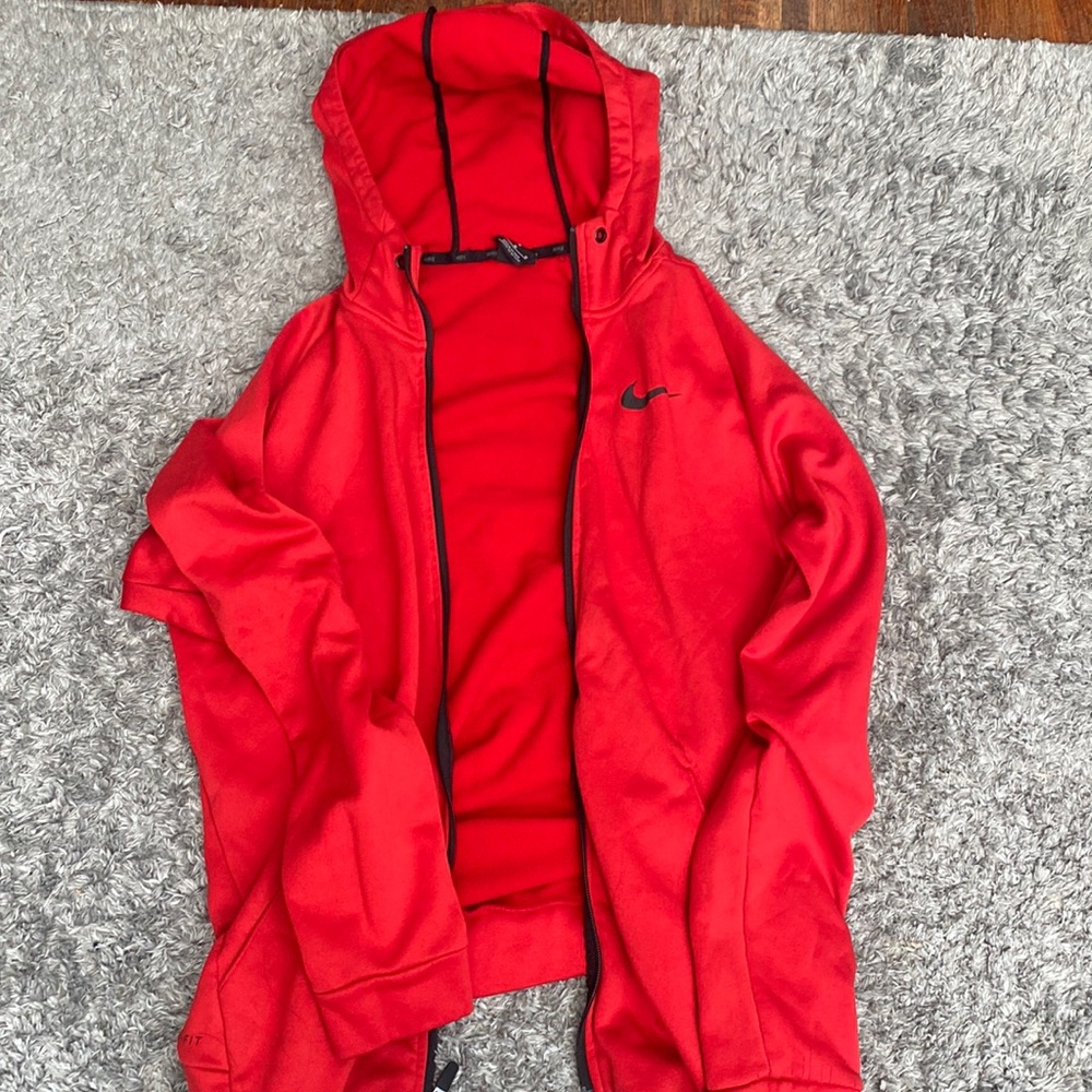 Red Nike Zip-Up